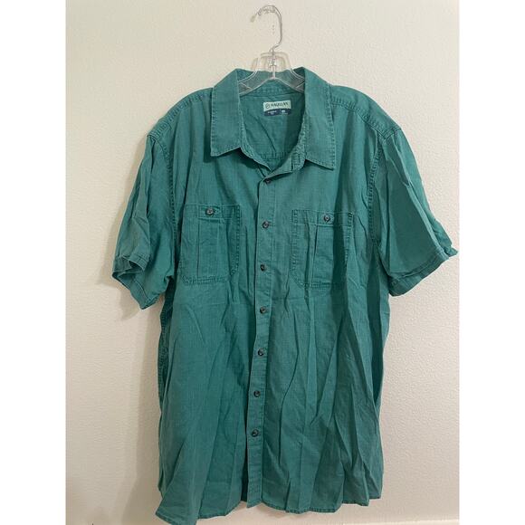 Magellan , Classic Fit Blue Button Up, Mens Size 2 XL - Picture 1 of 4